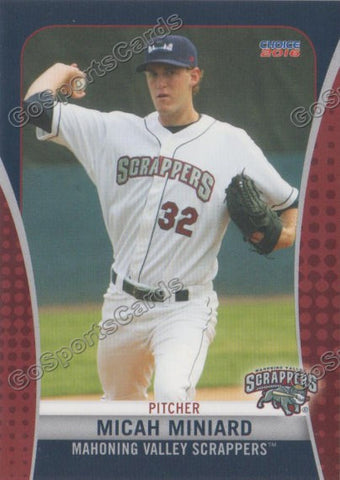 2016 Mahoning Valley Scrappers Micah Miniard