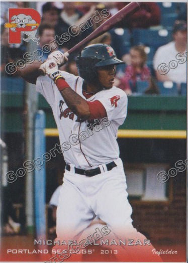 2013 Portland Sea Dogs Michael Almanzar