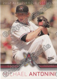 2012 Albuquerque Isotopes Michael Antonini