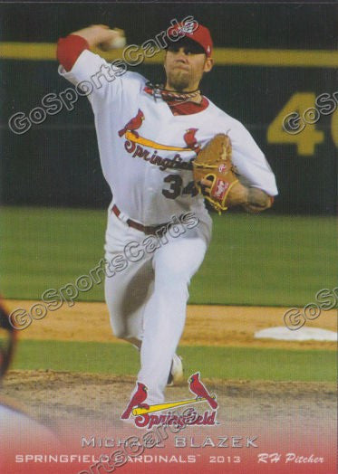 2013 Springfield Cardinals Michael Blazek