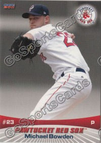 2011 Pawtucket Red Sox Michael Bowden