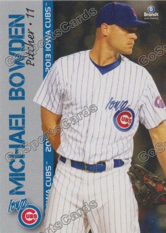 2013 Iowa Cubs Michael Bowden