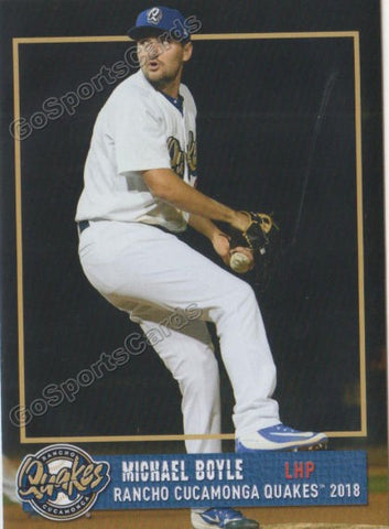 2018 Rancho Cucamonga Quakes Michael Boyle