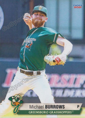2021 Greensboro Grasshoppers Michael Burrows