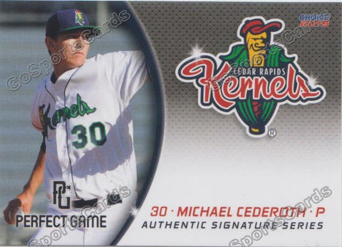 2015 Cedar Rapids Kernels Michael Cederoth