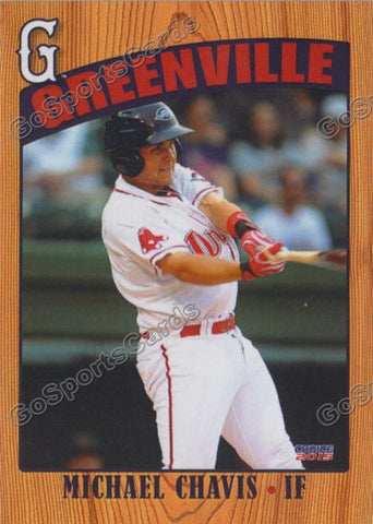 2017 Greenville Drive 2015 ReIssue Michael Chavis
