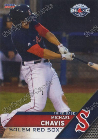 2017 Salem Red Sox Michael Chavis