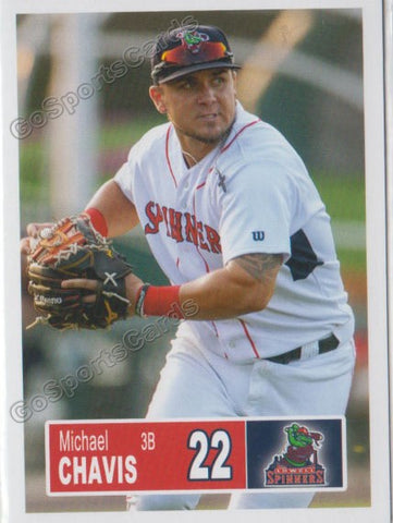 2018 Lowell Spinners Michael Chavis