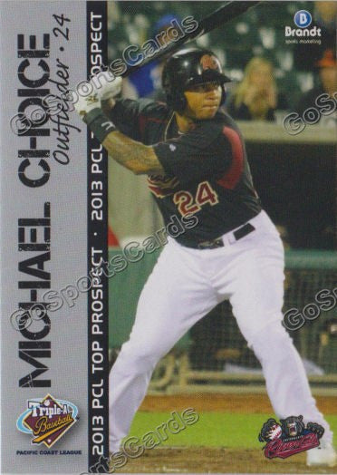 2013 Pacific Coast League Top Prospect PCL Michael Choice