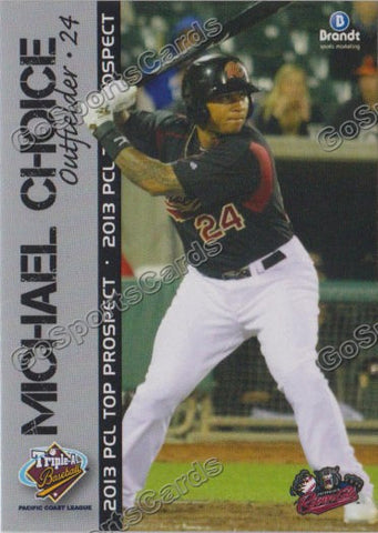 2013 Pacific Coast League Top Prospect PCL Michael Choice