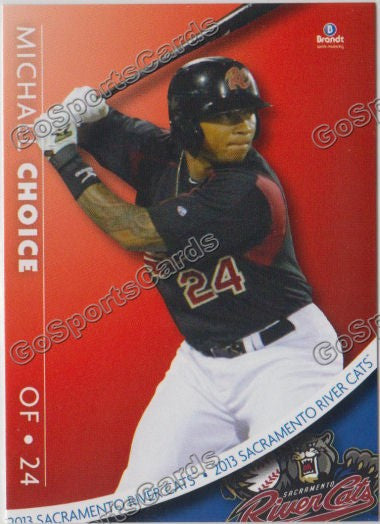 2013 Sacramento River Cats Michael Choice
