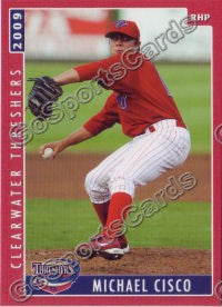 2009 Clearwater Threshers Mike Michael Cisco