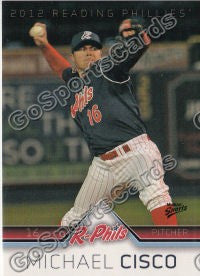 2012 Reading Phillies Mike Michael Cisco