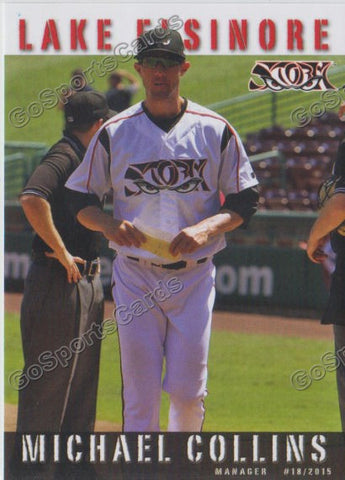 2015 Lake Elsinore Storm Michael Collins