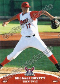 2007 Orem Owlz Michael Davitt