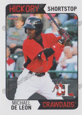2015 Hickory Crawdads Michael De Leon