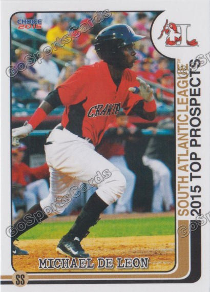 2015 South Atlantic League Top Prospect SAL Michael De Leon