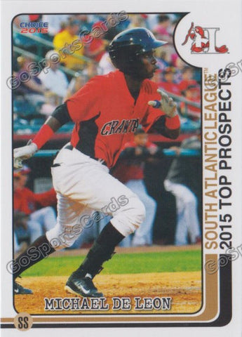 2015 South Atlantic League Top Prospect SAL Michael De Leon
