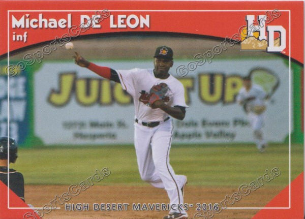 2016 High Desert Mavericks Michael De Leon