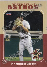 2012 Greeneville Astros Michael Dimock