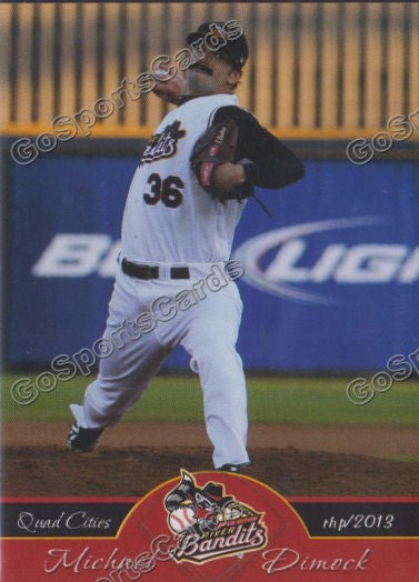 2013 Quad Cities River Bandits Michael Dimock