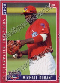 2009 Clearwater Threshers Michael Durant