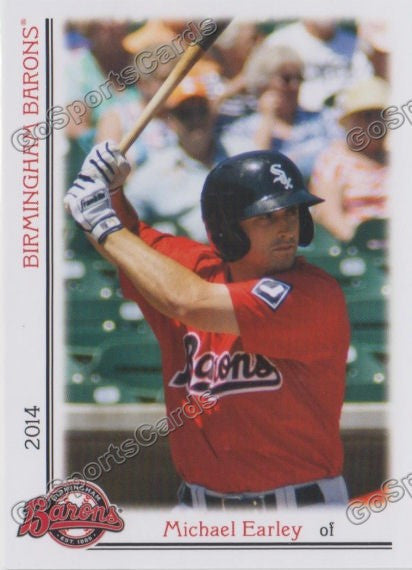 2014 Birmingham Barons Michael Earley