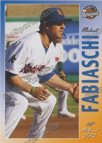 2013 Midland RockHounds Michael Fabiaschi