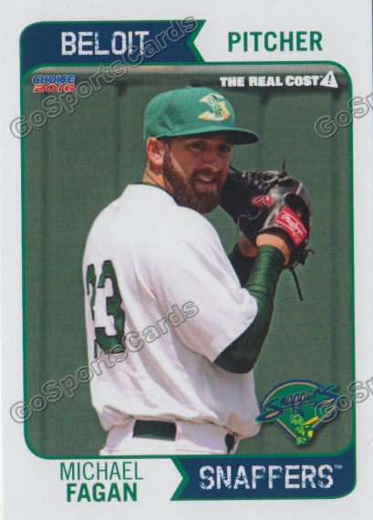 2016 Beloit Snappers Michael Fagan