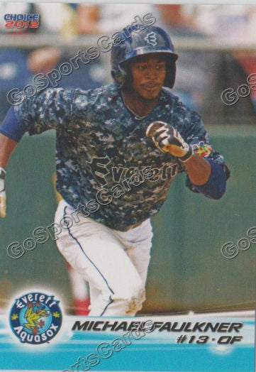 2012 Everett AquaSox Michael Faulkner