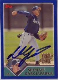 Michael Garciaparra 2003 Topps Traded #271 (Autograph)