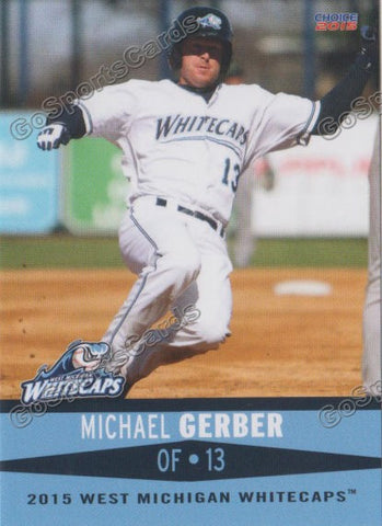 2015 West Michigan Whitecaps Michael Gerber