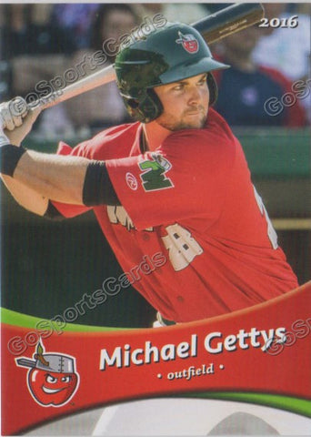 2016 Fort Wayne Tin Caps Michael Gettys