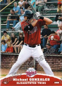 2009 Elizabethton Twins Michael Gonzales