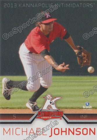 2013 Kannapolis Intimidators Michael Johnson