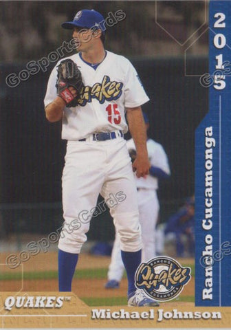 2015 Rancho Cucamonga Quakes Michael Johnson