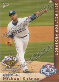 2011 Pacific Coast League Top Prospects PCL Michael Kirkman