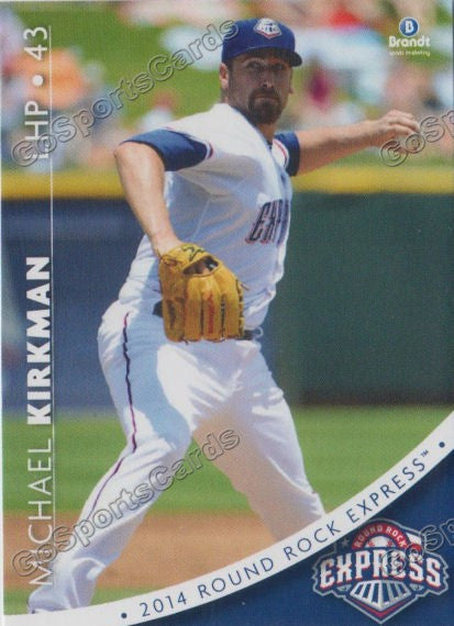2014 Round Rock Express Michael Kirkman