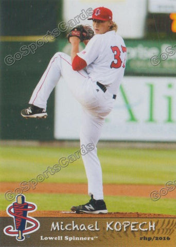 2016 Lowell Spinners Update Michael Kopech