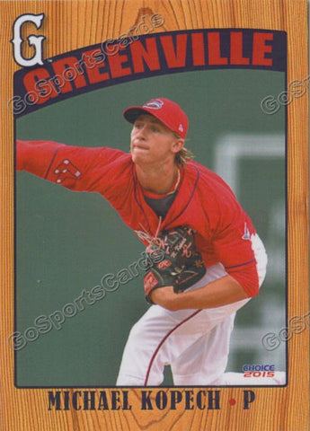 2017 Greenville Drive 2015 ReIssue Michael Kopech