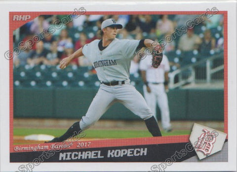 2017 Birmingham Barons Michael Kopech