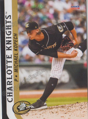 2018 Charlotte Knights Michael Kopech