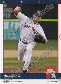 2011 Portland Sea Dogs Michael Lee