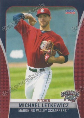 2016 Mahoning Valley Scrappers Michael Letkewicz