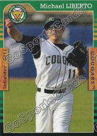2011 Kane County Cougars Michael Liberto