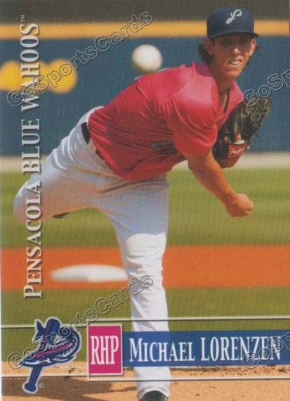 2014 Pensacola Blue Wahoos Michael Lorenzen