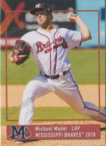 2018 Mississippi Braves Michael Mader