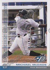 2010 Dunedin Blue Jays Michael Mike McDade