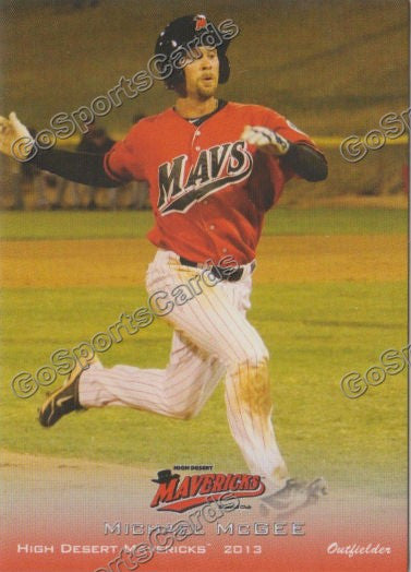 2013 High Desert Mavericks Mike Michael McGee