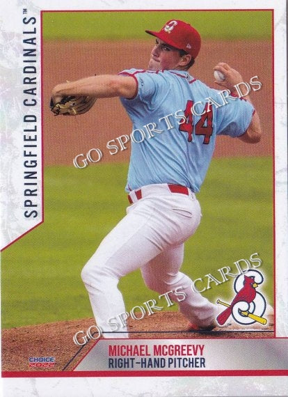 2023 Springfield Cardinals Michael McGreevy – Go Sports Cards